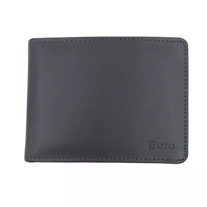 Carteira Euro Couro Masculina Marrom