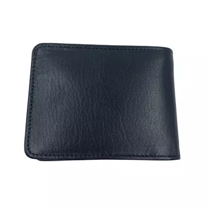 Carteira Euro Couro Masculina Preta