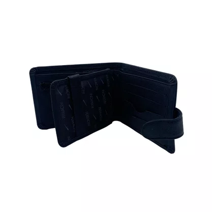 Carteira Ferracini Couro Masculina Preta 393