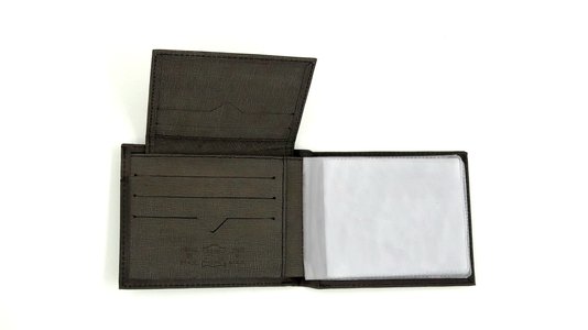 Carteira Ferracini Couro Natural Jeans Petróleo 287