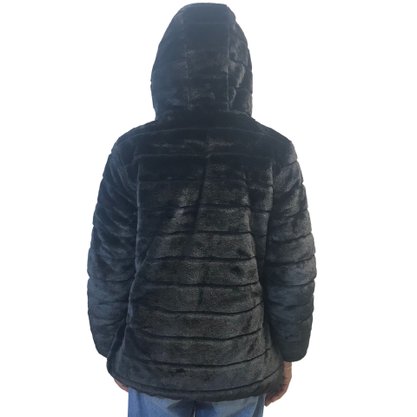 Casaco Alpelo Dupla Face com Capuz Preto 40500074