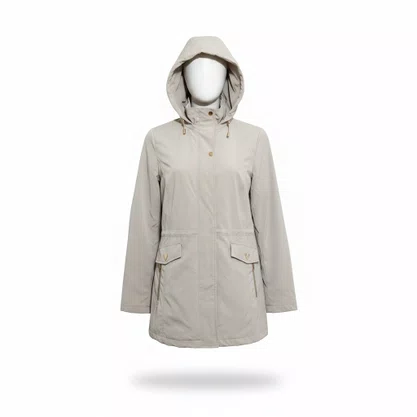 Casaco Feminino Parca Leve Alpelo Cinza 21600046
