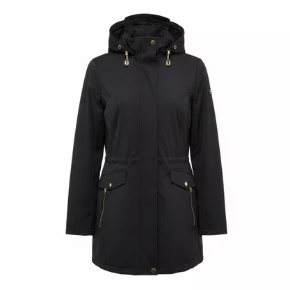 Casaco Feminino Plus Size Parca Leve Alpelo Preto 21600047
