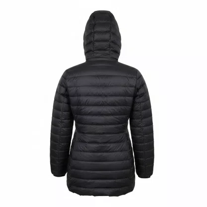 Casaco Feminino Plus Size Pluma de Pato Alpelo Preto 20500058
