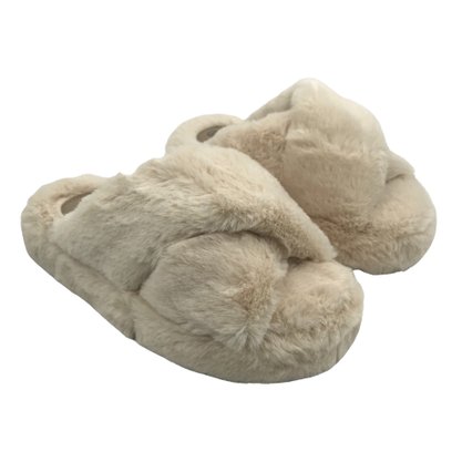 Chinelo de Quarto Katurê Feminino Flat Form Off White 432