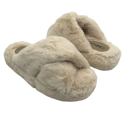 Chinelo de Quarto Katurê Feminino Flat Form Off White 432