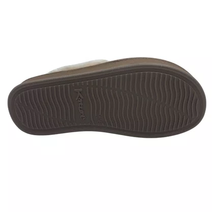 Chinelo de Quarto Katurê Feminino Flatform Pelo Marrom 450
