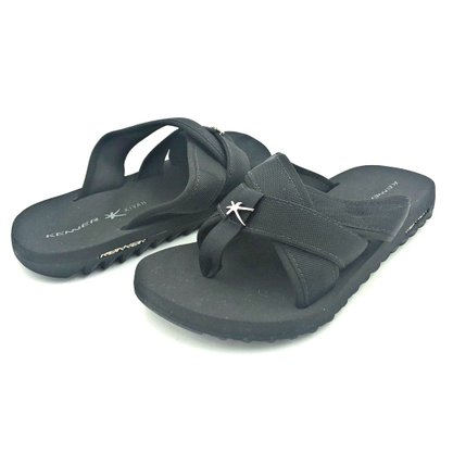 Chinelo Kenner Kivah Cushy Spider Preto