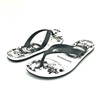 Chinelo Masculino Kenner Summer Caveira Branco