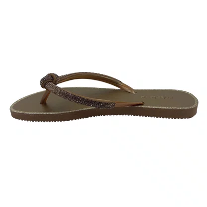 Chinelo Miss Love com Brilho Bronze CH2304