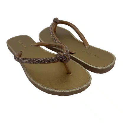 Chinelo Miss Love com Brilho Bronze CH2304
