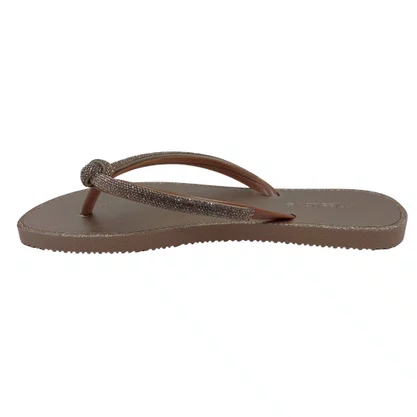 Chinelo Miss Love com Brilho Cobre CH2304