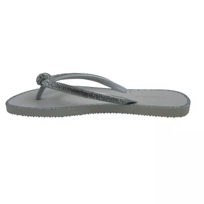 Chinelo Miss Love com Brilho Off White CH2304