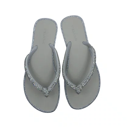 Chinelo Miss Love com Brilho Off White CH2304