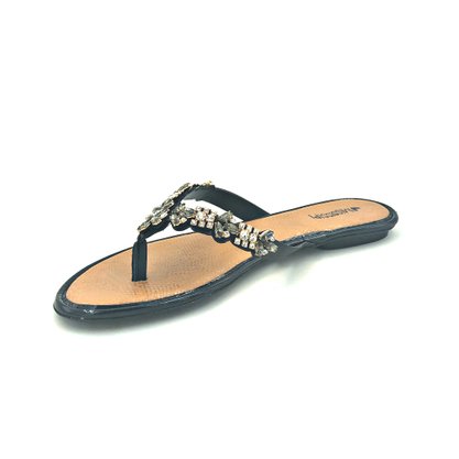 Chinelo Mississipi Pedrarias Preto 2371