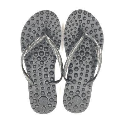 Chinelo Ortho Pauher Flyfeet Relax Anabela Preto AC058