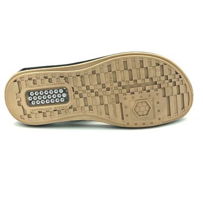 Chinelo Pegada Masculino Borracha Café 161001