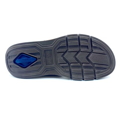 Chinelo Pegada Masculino Couro Marrom 134305