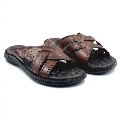 Chinelo Pegada Masculino Marrom 133151