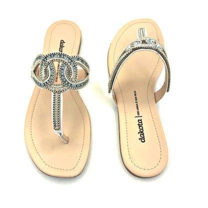 Chinelo Rasteira Dakota Branco Dedo 6941