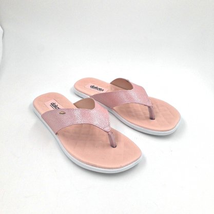 Chinelo Rasteira Dakota Rosa Extraconforto 8522