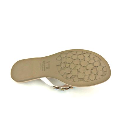 Chinelo Rasteira Menina Pink Cats Branca Pedras 1521