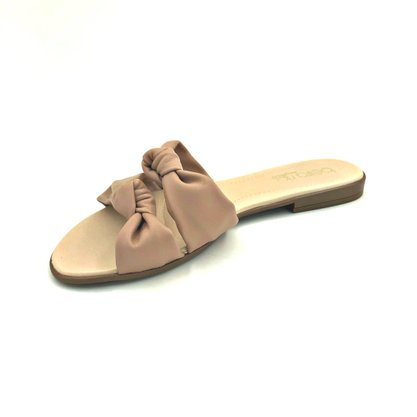 Chinelo Rasteiro Com Nó Beira Rio Conforto Nude 8350128
