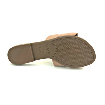 Chinelo Rasteiro Com Nó Beira Rio Conforto Nude 8350128