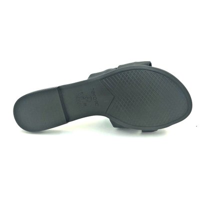 Chinelo Rasteiro Com Nó Beira Rio Conforto Preto 8350128