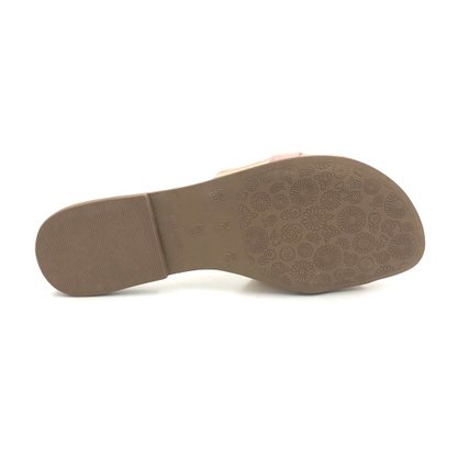 Chinelo Slaide Tamanho Especial 38 a 42 Rosa 01260