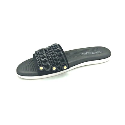 Chinelo Slide Beira Rio Conforto Preto 8360229