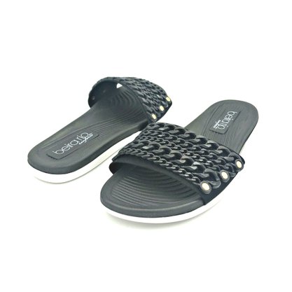 Chinelo Slide Beira Rio Conforto Preto 8360229