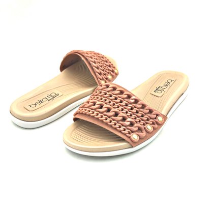 Chinelo Slide Beira Rio Conforto Rosa 8360229
