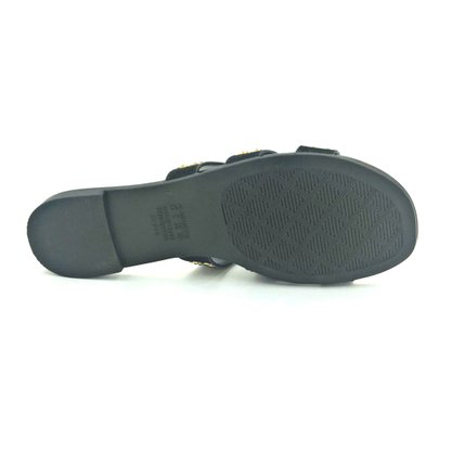 Chinelo Slide Dakota Preto Com Brilho 7281