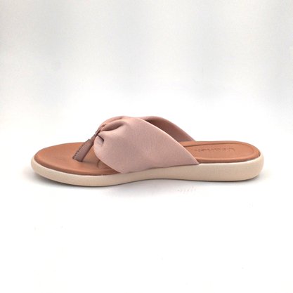 Chinelo Usaflex Rosê Tiras Elastano 1405