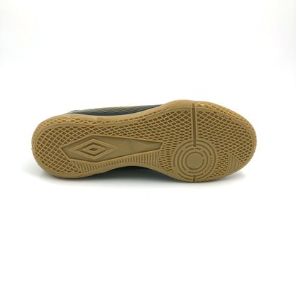Chuteira Futsal Indoor Umbro F5 Light Preto/Dourado