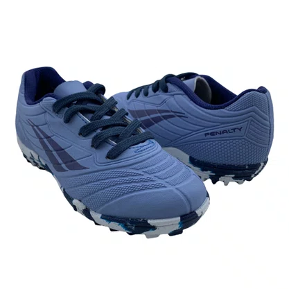 Chuteira Infantil Society Penalty Matis Kids XXI Azul