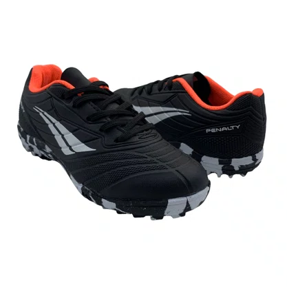 Chuteira Infantil Society Penalty Preta Matis Kids XXI