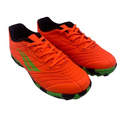 Chuteira Penalty Society Infantil Matis XXI Coral com Verde