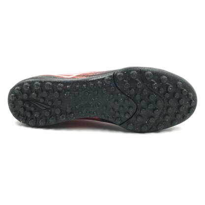 Chuteira Penalty Society Masculino Tornado Preto com Vermelho