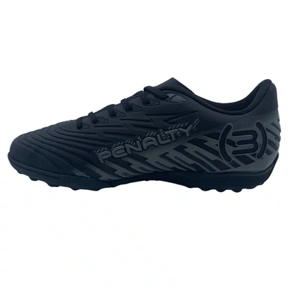 Chuteira Society Masculina Penalty Bravo Y-3.0 Preta/Chumbo