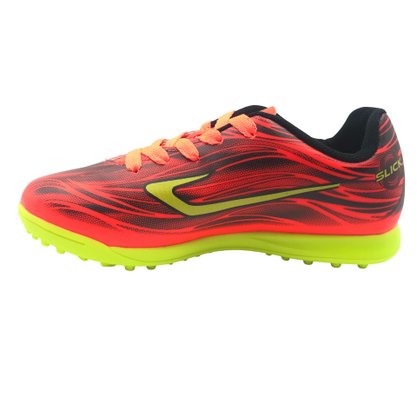 Chuteira Topper Society Infantil Laranja Slick V