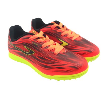 Chuteira Topper Society Infantil Laranja Slick V