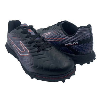 Chuteira Topper Society Masculina Forza Preta com Cinza