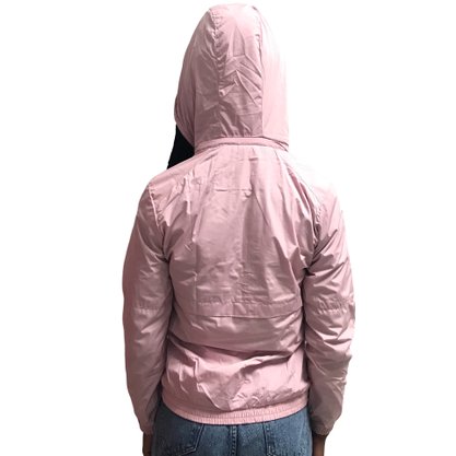 Corta Vento Dunialin com Capuz Removível Rosa 2211