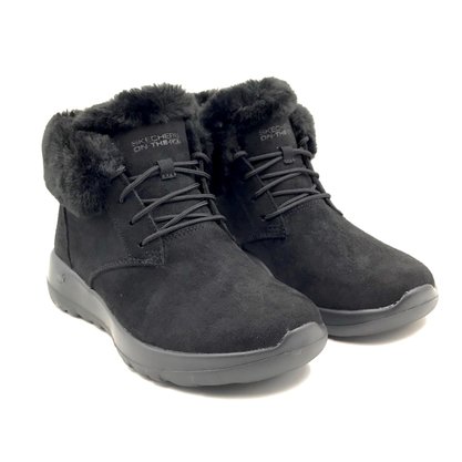 Coturno Skechers Feminino On-The-Go Joy Preto