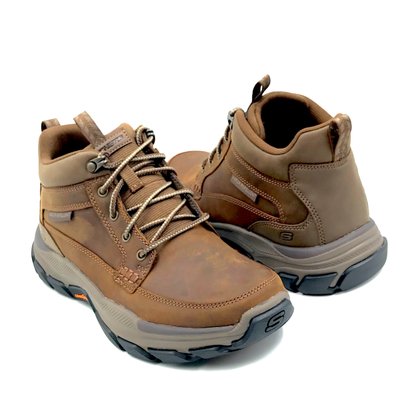 Coturno Skechers Repelente à Água Respected Boswell Marrom