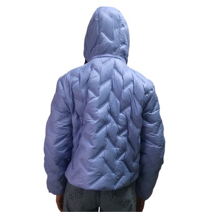 Jaqueta Alpelo Pluma de Pato Curta Azul 40200132