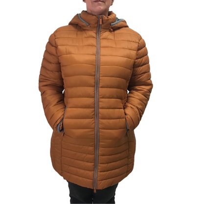 Jaqueta Alpelo Plus Size Capuz Removível Caramelo 40500126