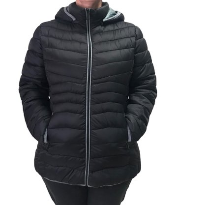 Jaqueta Alpelo Plus Size Capuz Removível Preta 20700029